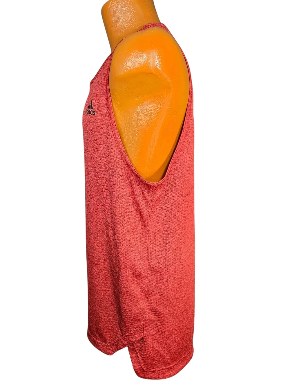 adidas Coral Red Men's Performance Tank Top
